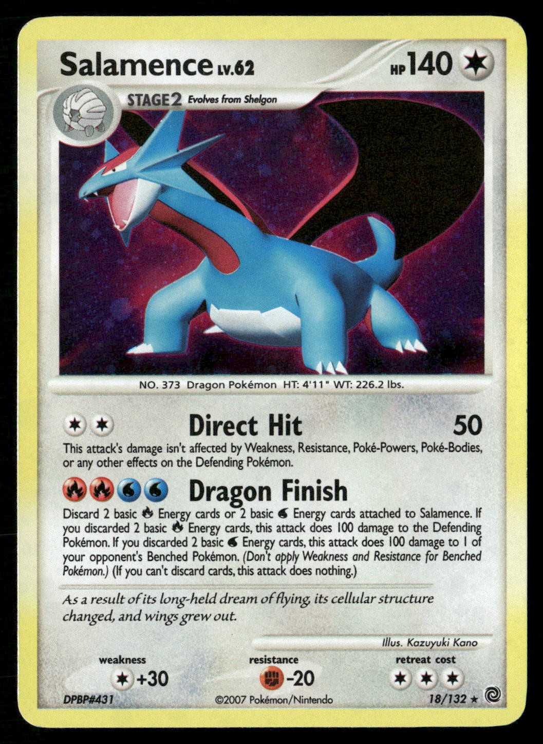 Salamence 18/132 Holo Rare Secret Wonders Pokemon NM/M