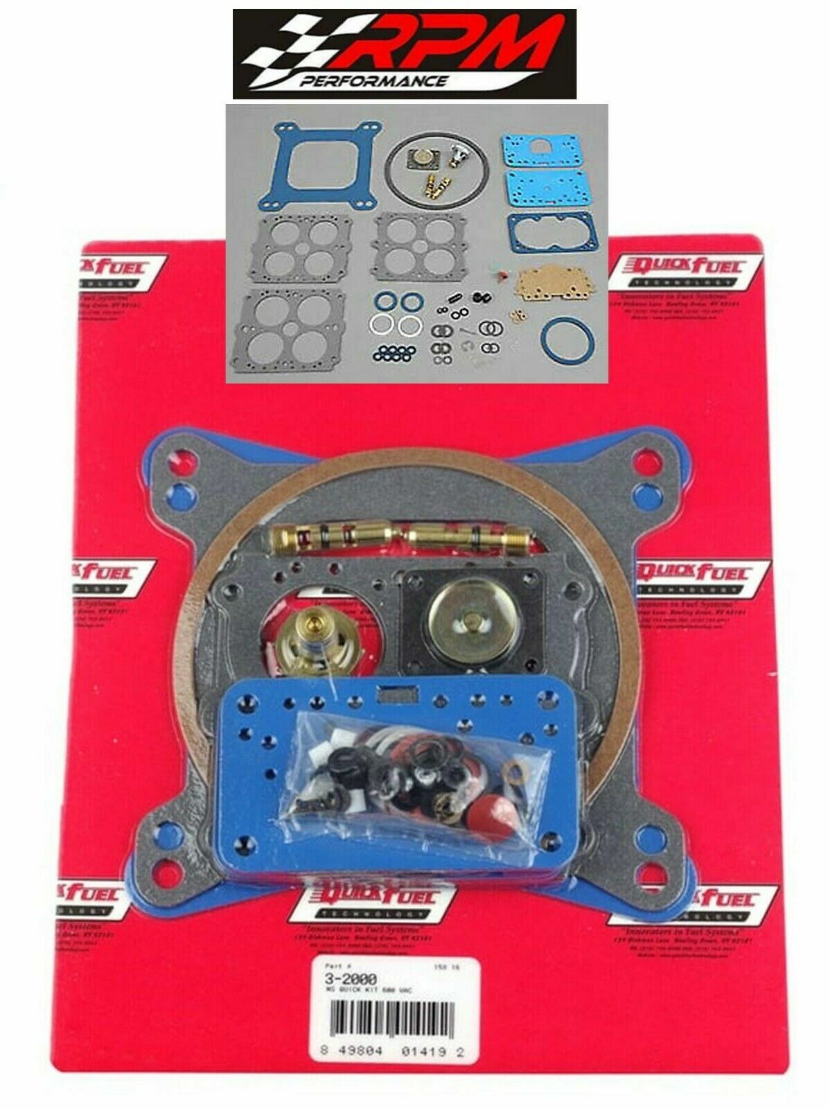 Holley 4160 Carburetor Carb Rebuild Kit Vacuum 390 600 CFM Quick Fuel 3-2000
