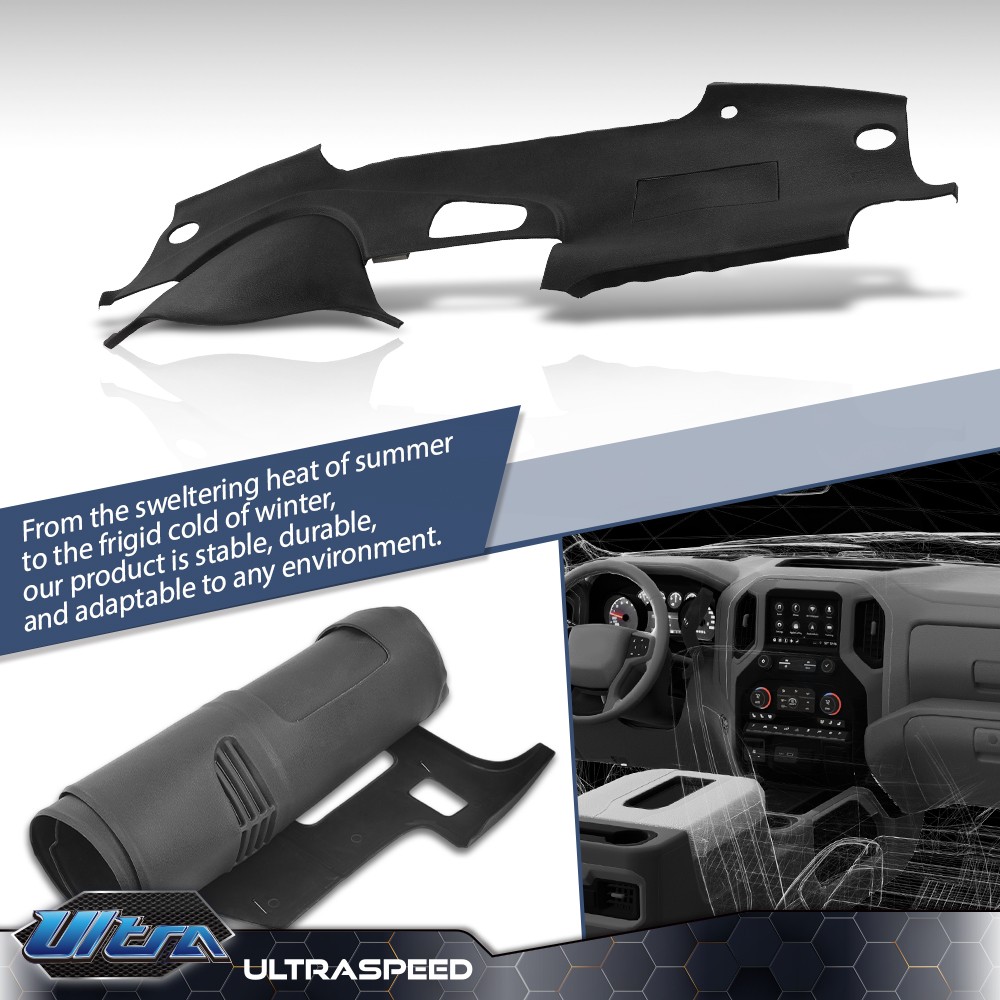 For 04-08 Acura TL Sedan Soft TPE Dash Cover Cap Molded Dashboard Overlay Black