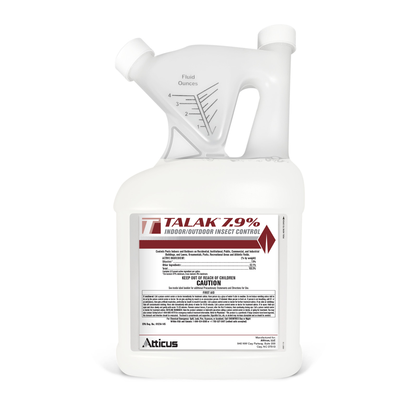 Talak 7.9% Indoor/Outdoor Insect Control - Bifenthrin Concentrate (1 GAL) Talak 7.9% Indoor/Outdoor Insect Control - Bifenthrin Concentrate (1 GAL)