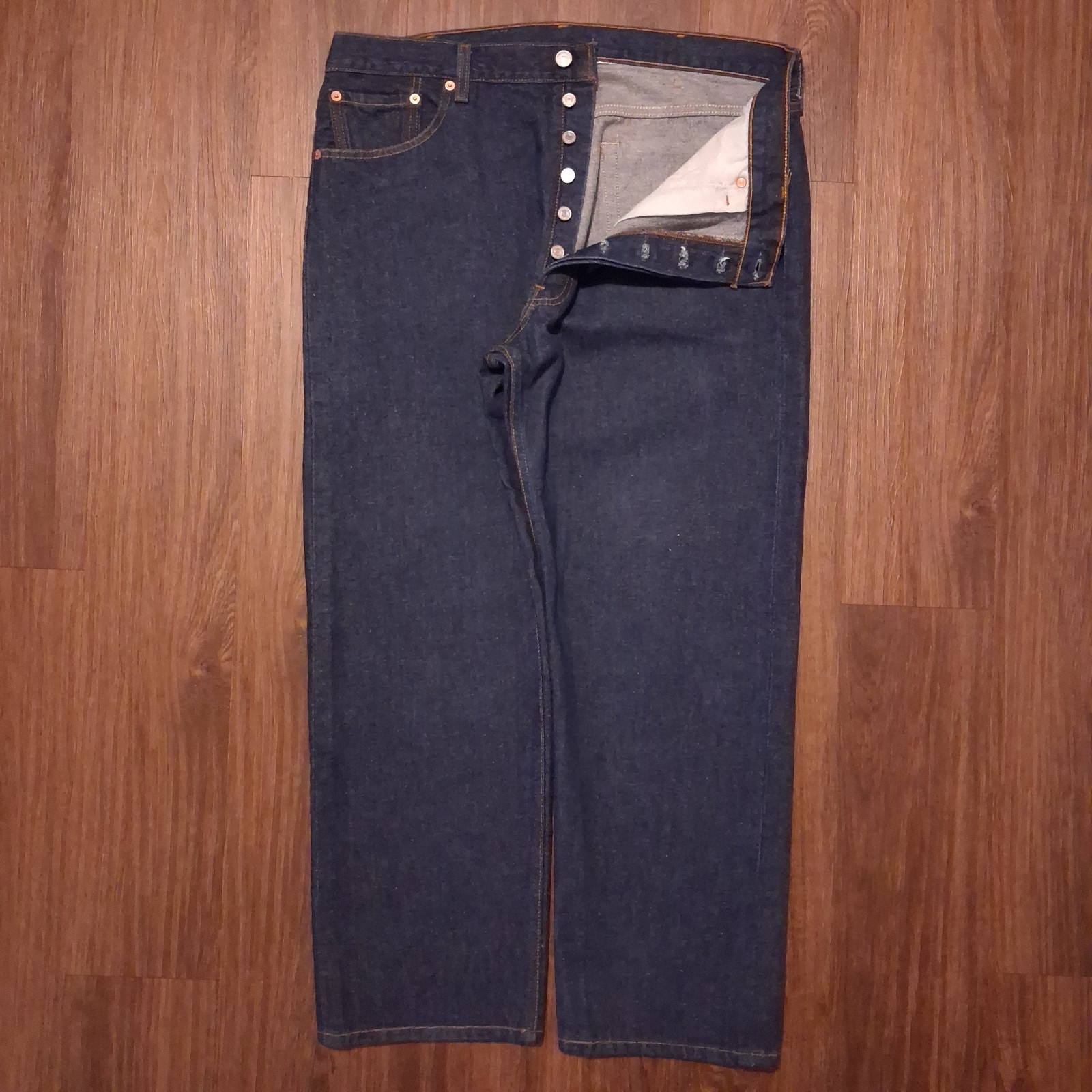 Vintage 90s Levi’s 501 Men’s 36x28 Button Fly Straight Leg Jeans Dark Wash USA Vintage 90s Levi’s 501 Men’s 36x28 Button Fly Straight Leg Jeans Dark Wash USA