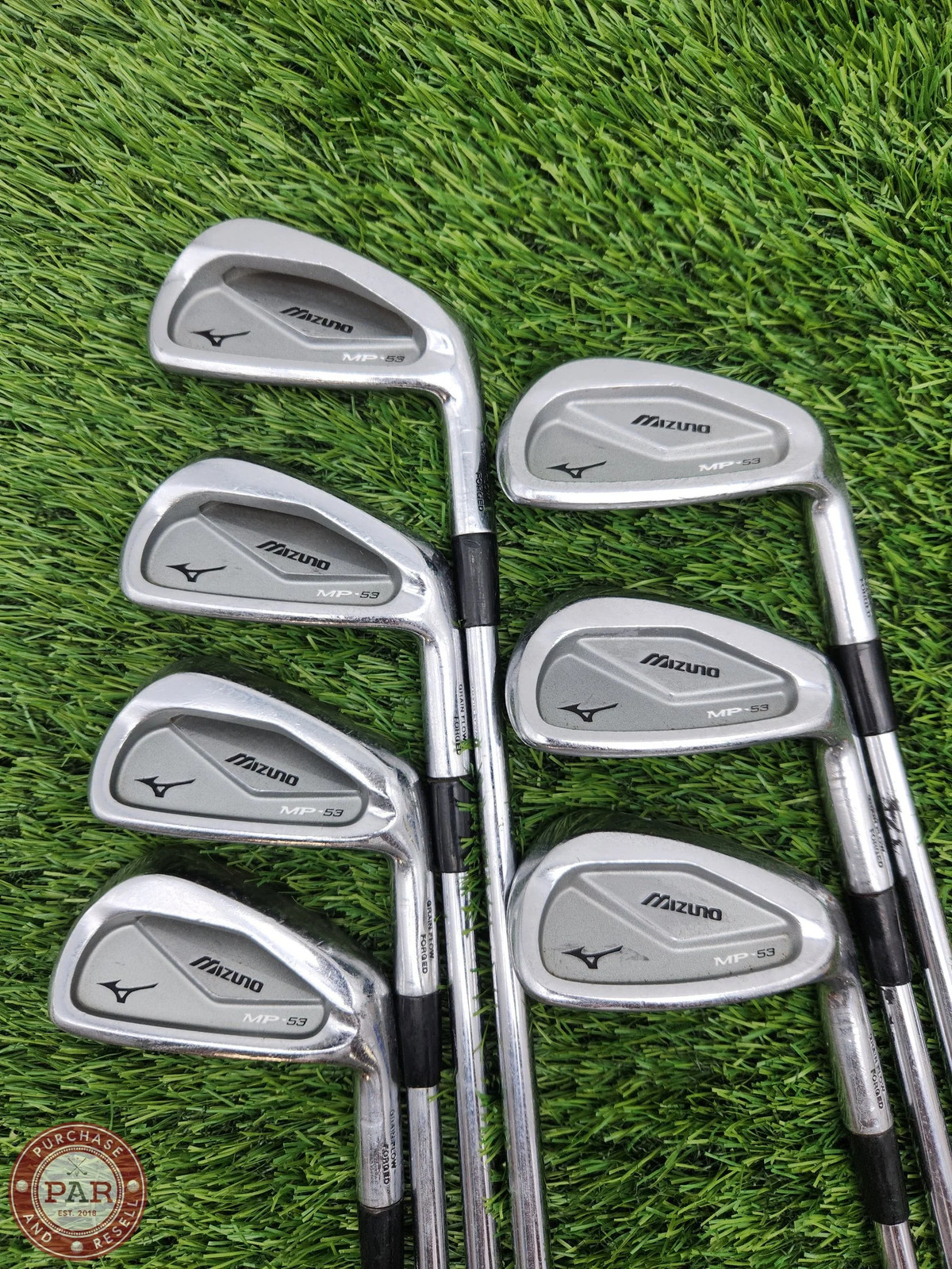 2010 MIZUNO MP53 IRON SET 4-PW STIFF PROJECTX RIFLE PRECISION 6.0 FAIR