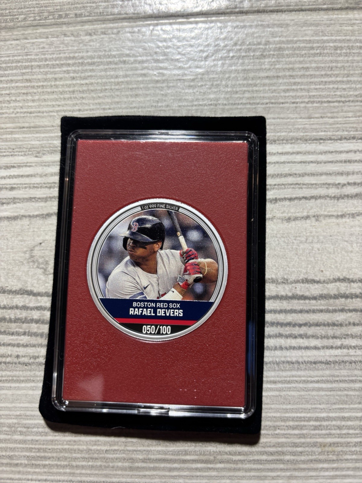 2025 Agoro 1 oz Silver Proof Coin MLB Trading Coin Rafael Devers 50/100 Ruby 2025 Agoro 1 oz Silver Proof Coin MLB Trading Coin Rafael Devers 50/100 Ruby