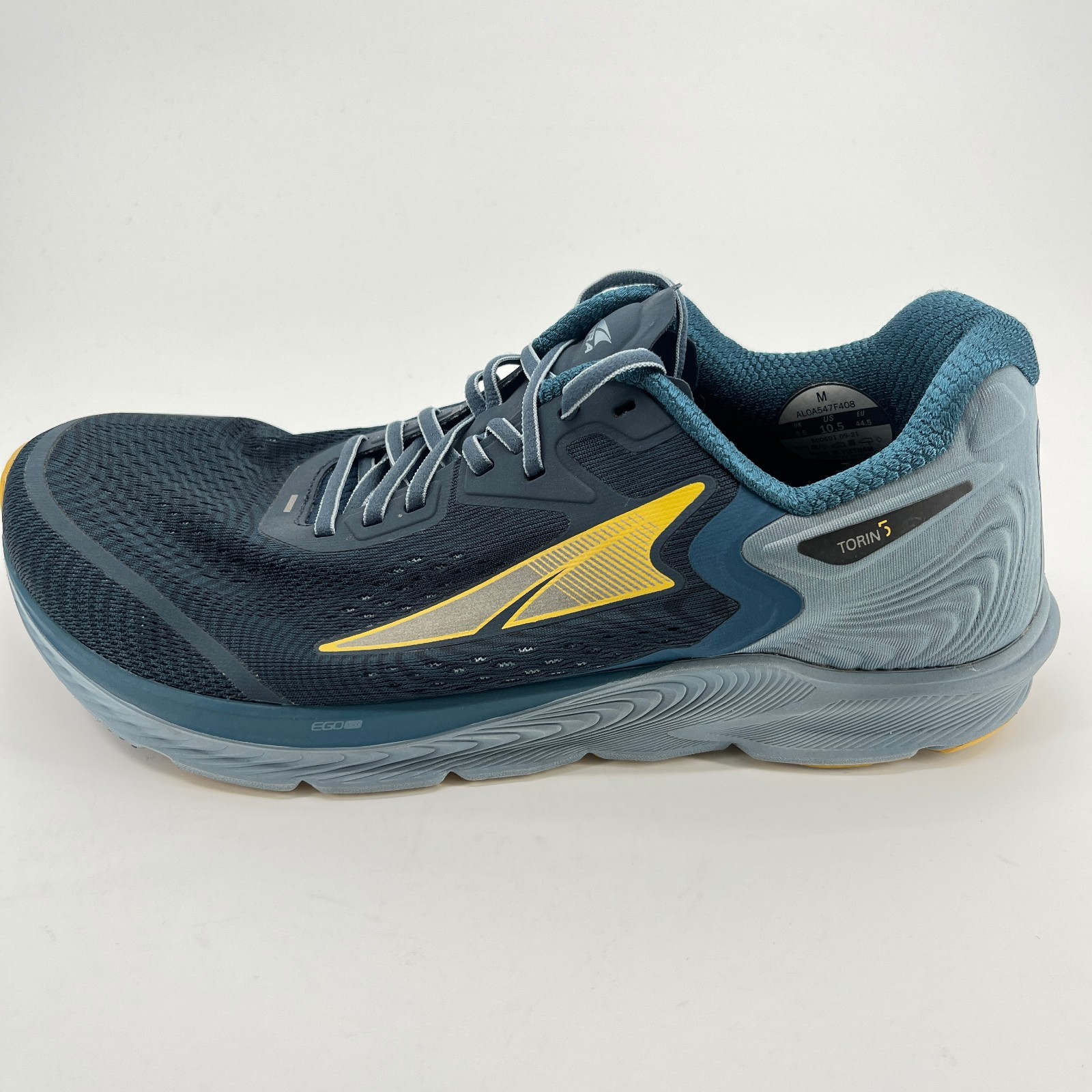 Altra Torin 5 Mens Size 10.5 Majolica Blue Yellow Road Running Shoes Sneakers Altra Torin 5 Mens Size 10.5 Majolica Blue Yellow Road Running Shoes Sneakers