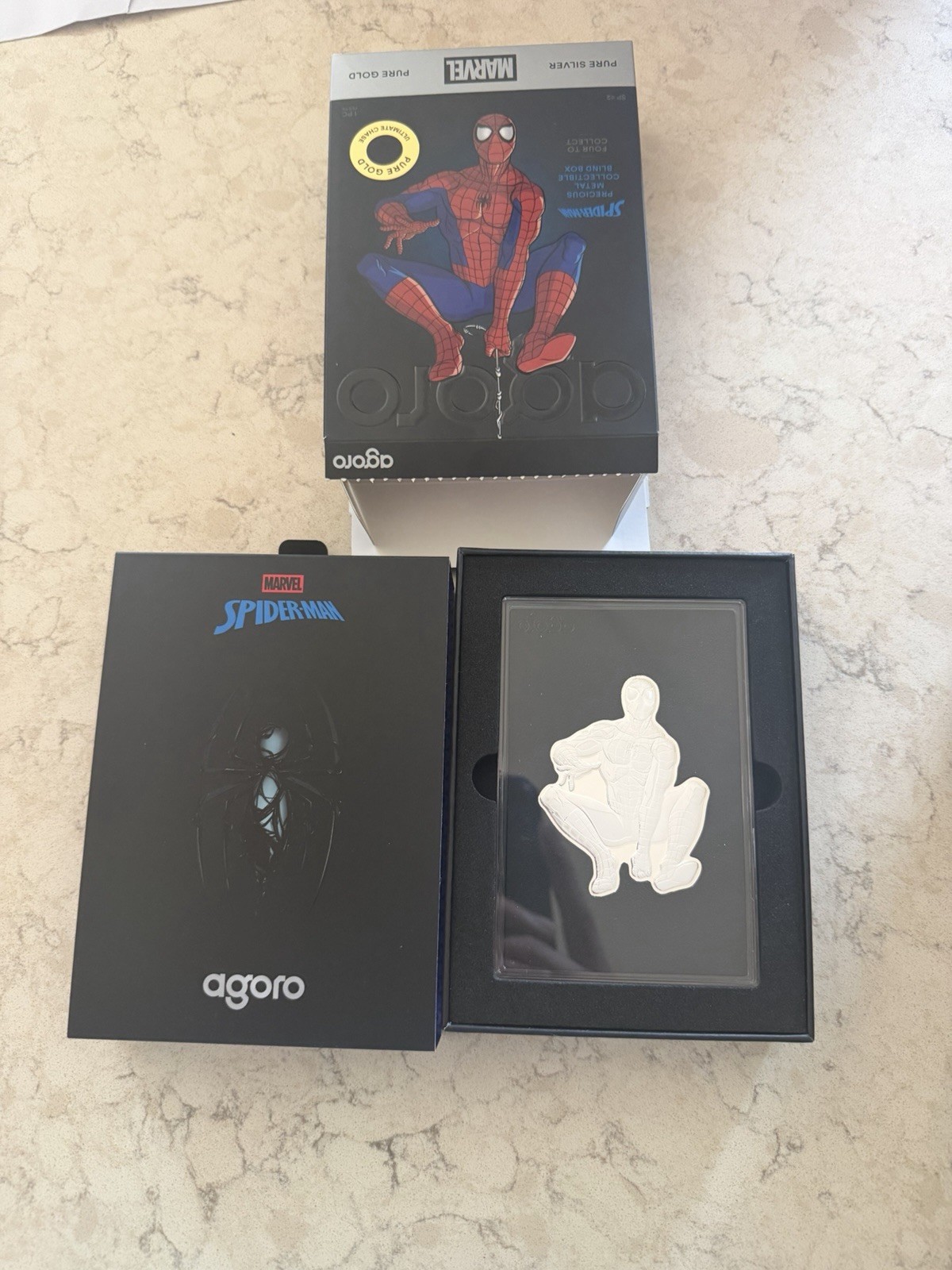 2026 Agoro Marvel Spider-Man Transforms Tier 3 Engraved 1/2oz Silver Coin /485 2026 Agoro Marvel Spider-Man Transforms Tier 3 Engraved 1/2oz Silver Coin /485