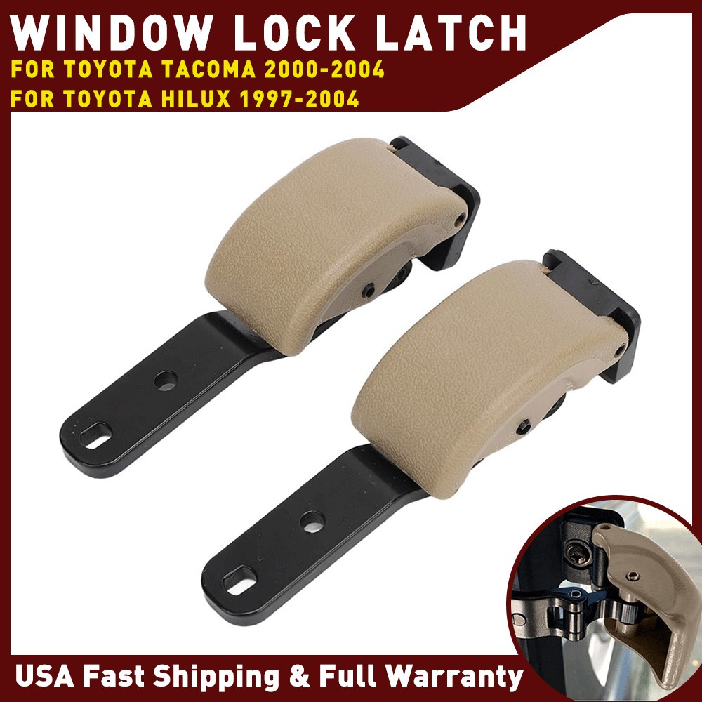 2Pcs Rear Quarter Window Lock For Latch 2001-2004 Toyota Tacoma MY2001