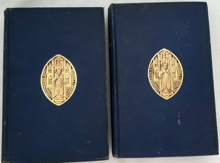 1904 LIFE/LETTERS OF MANDELL CREIGHTON Anglican Bishop/ London, Church Historian