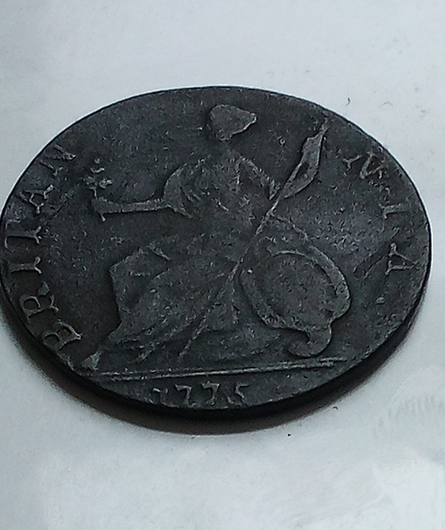1775 George III (3rd) halfpenny 1775 George III (3rd) halfpenny