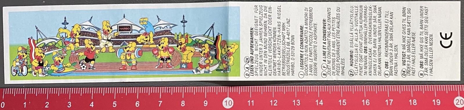 Haribo Bear Bears Olympics BPZ FF Foreign Figure (06031667)