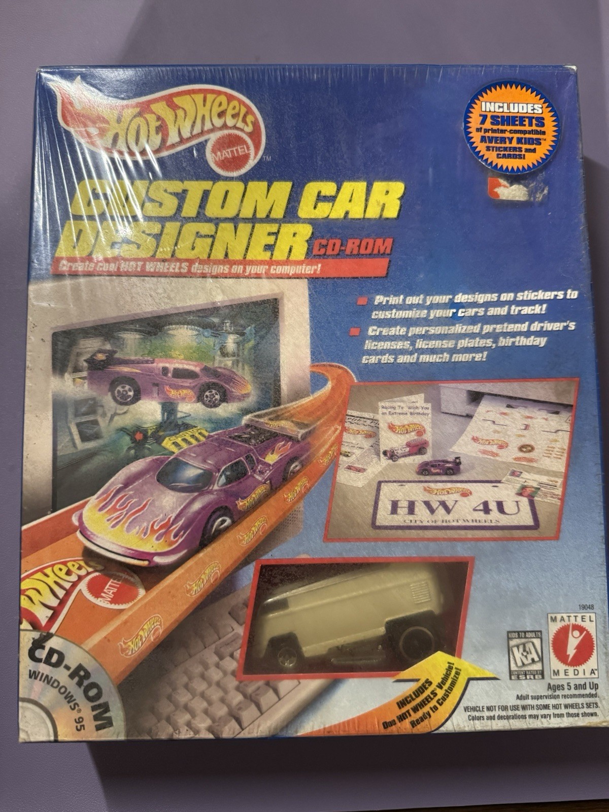 Vintage 1998 Hot Wheels Custom Car Designer CD-ROM – Factory Sealed Vintage 1998 Hot Wheels Custom Car Designer CD-ROM – Factory Sealed