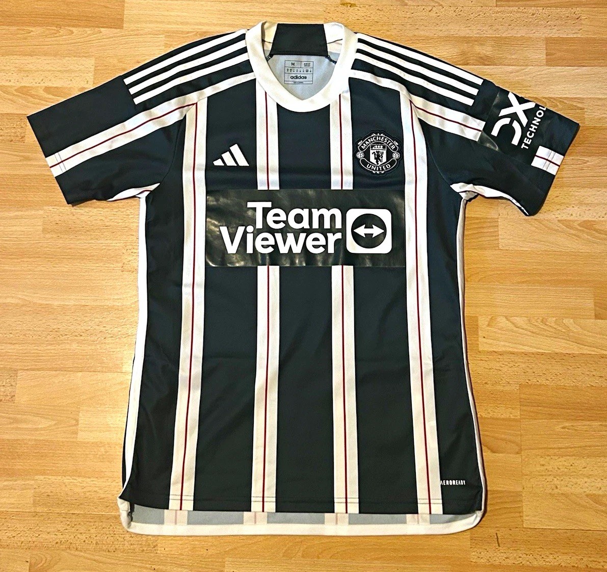 adidas Manchester United AeroReady 23/24 Away Soccer Jersey Replica Size M adidas Manchester United AeroReady 23/24 Away Soccer Jersey Replica Size M