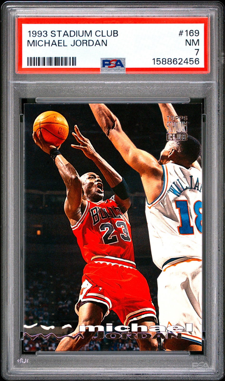🔥 PSA 7 1993 Michael Jordan 169 Stadium Club