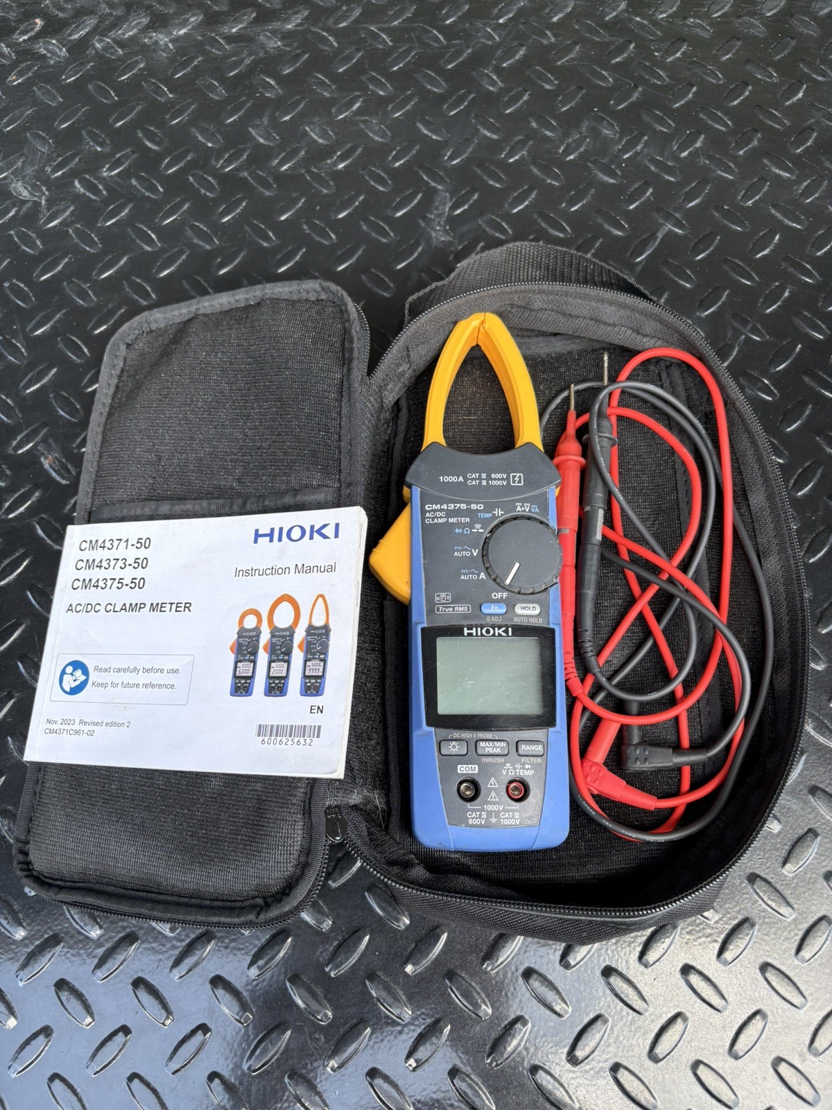 HIOKI CM4375-50 AC/DC ClampMeter TrueRMS 1000A InrushPeak SlimJaw HIOKI CM4375-50 AC/DC ClampMeter TrueRMS 1000A InrushPeak SlimJaw