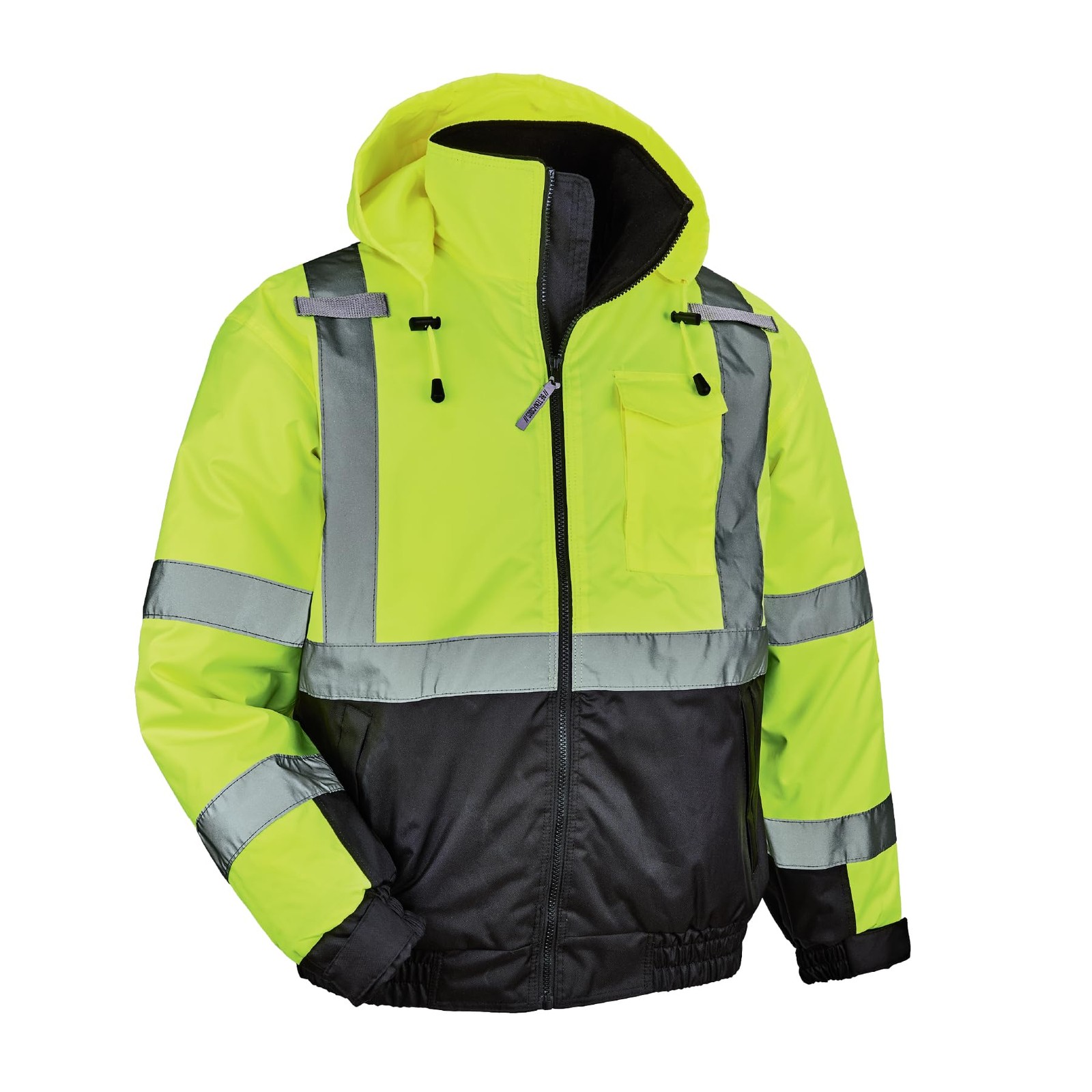 Ergodyne unisex-adult Hi Vis Bomber Safety Jacket