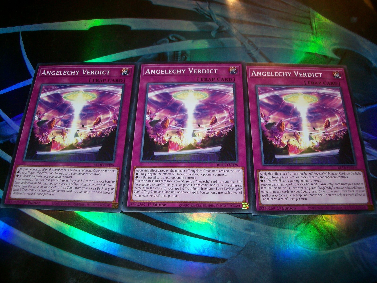 3x Angelechy Verdict 1st Edition Common BETB-EN096 Yu-Gi-Oh 3x Angelechy Verdict 1st Edition Common BETB-EN096 Yu-Gi-Oh