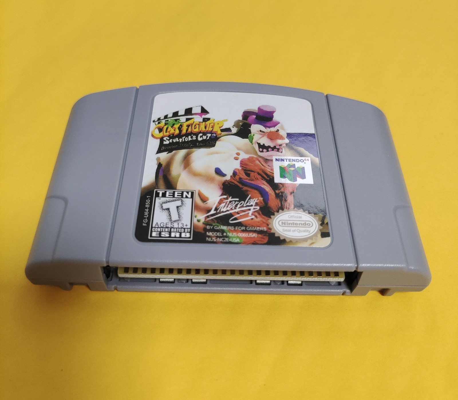 N64 Clay Fighter Sculptor\'s Cut N64 Clay Fighter Sculptor\'s Cut