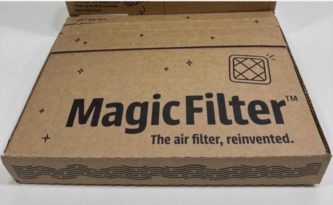 Second Nature Magic Filter 2 PIECES MERV 8 AC Air Filters 20x20x1 Made in USA