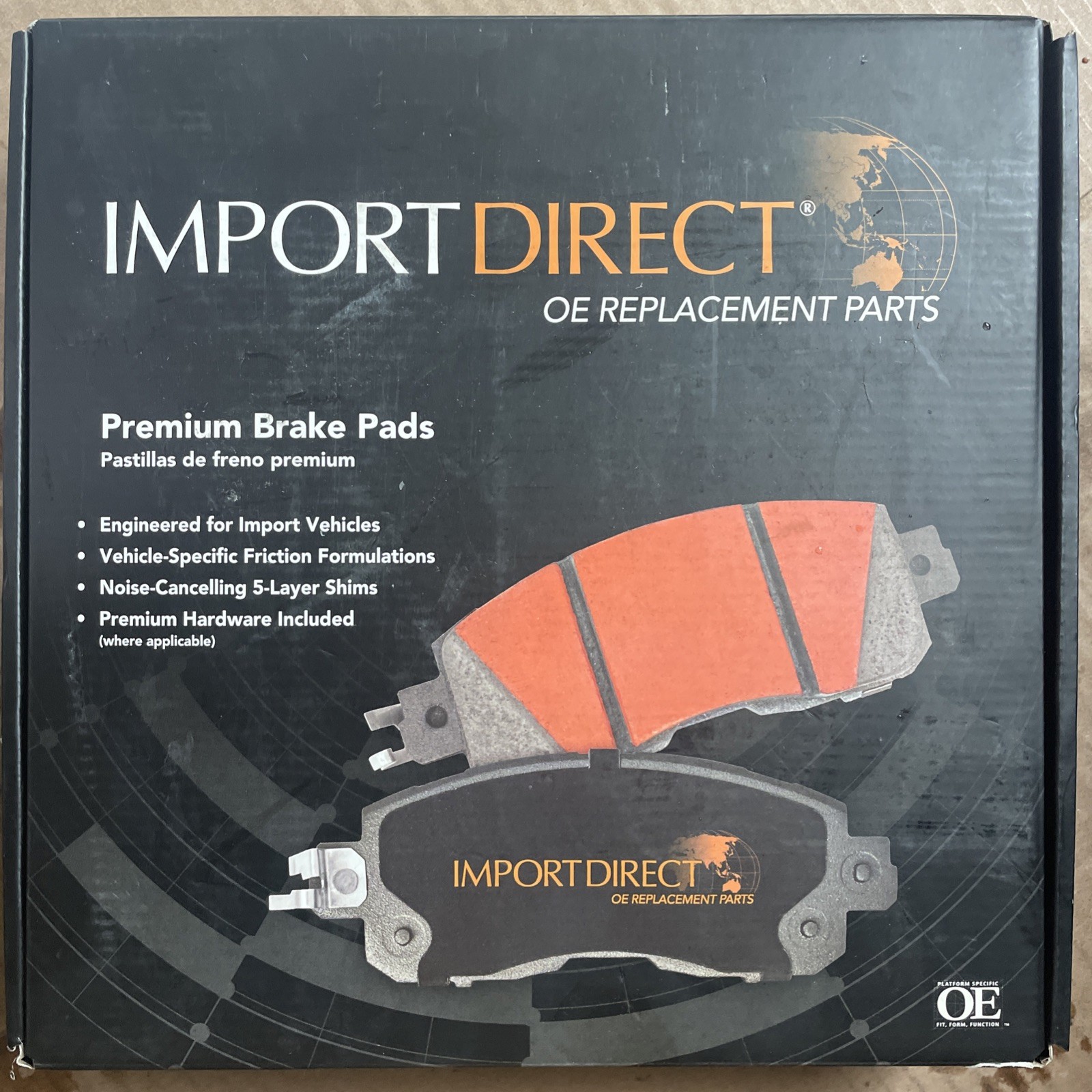 IMPORT DIRECT BRAKE PADS 103-1094 IMPORT DIRECT BRAKE PADS 103-1094