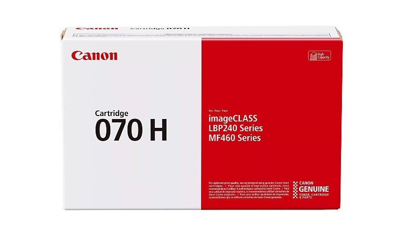 Canon 070H Black Toner Cartridge High Yield Compatible Replacement–New ClosedBox