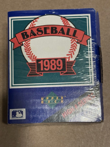 1989 Upper Deck Baseball Cards High Series Factory Sealed Box 1989 Upper Deck Baseball Cards High Series Factory Sealed Box