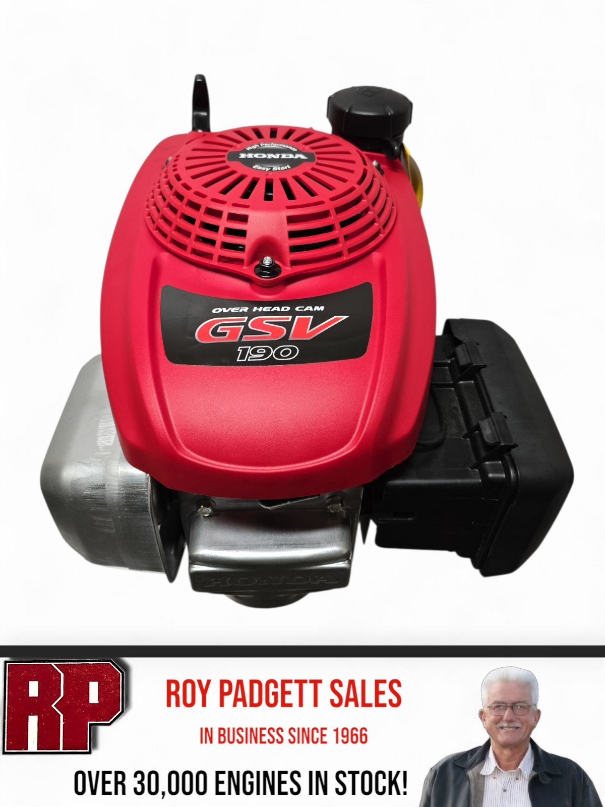 GSV 190 Honda 5.1HP Over Head Cam Motor 7/8\