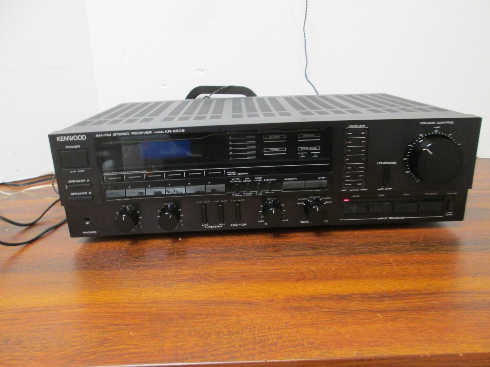 Kenwood KR-950B Vintage AM/FM Stereo Receiver Phono Tested Working Excellent