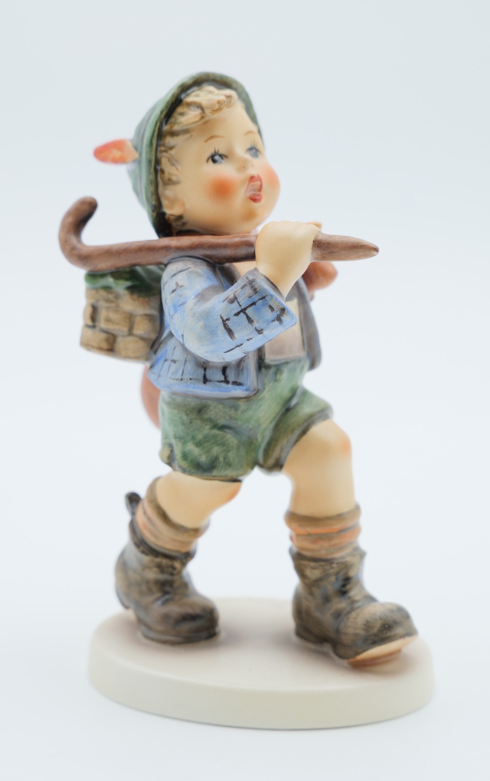 Vintage Goebel Hummel Figurine The Run-A-Way #327 TMK6 W Germany Boy 5.5”