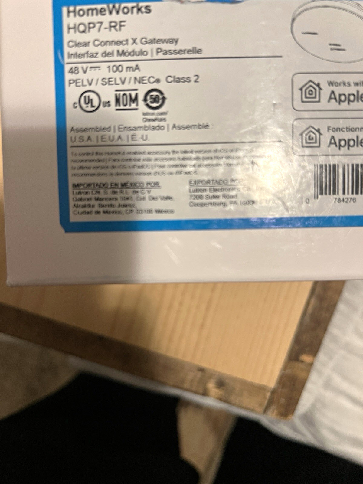 Lutron HomeWorks HQP7-RF Clear Connect X Gateway Ethernet Apple HomeKit Lutron HomeWorks HQP7-RF Clear Connect X Gateway Ethernet Apple HomeKit