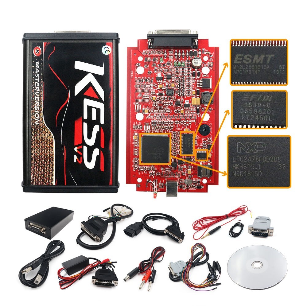ECU Data Service Tool V7.020 V2.25 Auto Repair Workshops with Complete Cable Set