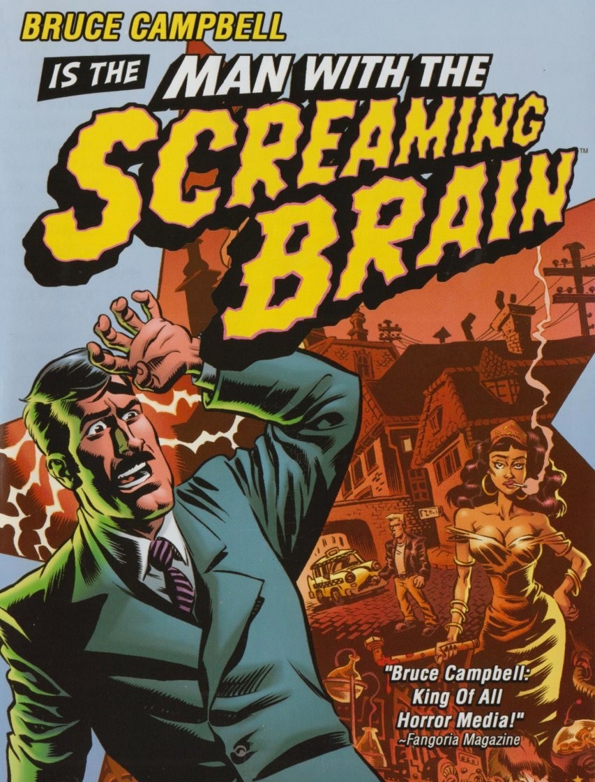 Man with the Screaming Brain (2005) DVD Anchor Bay NR Widescreen with Insert Man with the Screaming Brain (2005) DVD Anchor Bay NR Widescreen with Insert