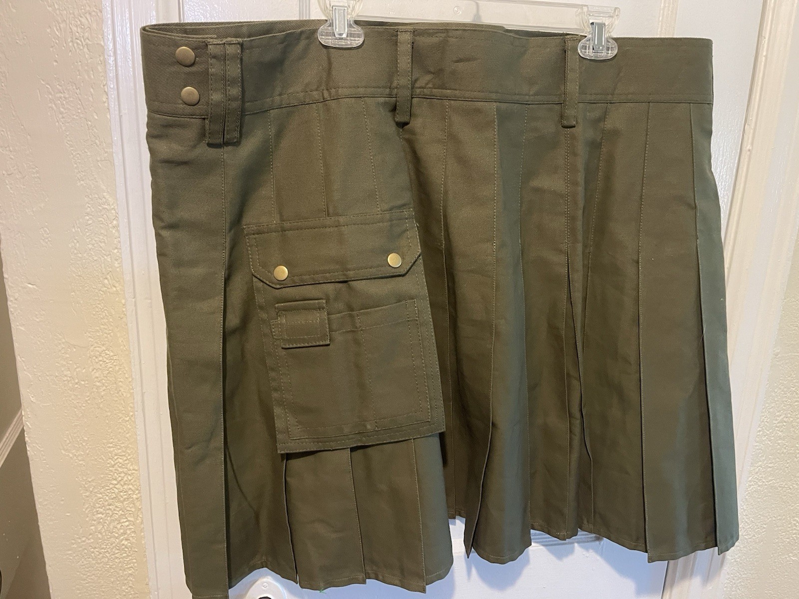 UT Kilts Standard II Utility Olive Green Cargo Poly Cotton Size 48 X 22” NWOT