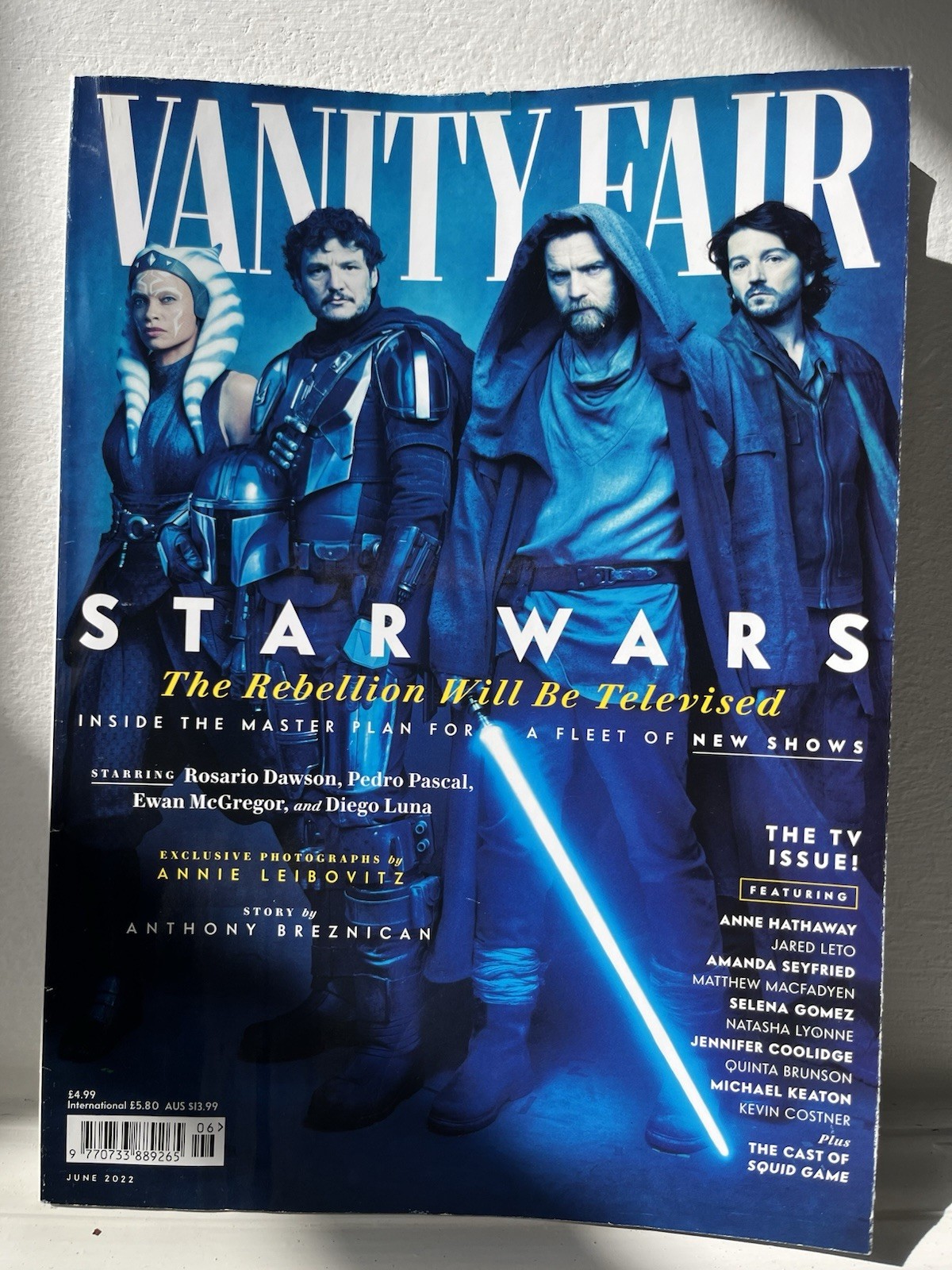 Vanity Fair Magazine Star Wars Rebellion TV Issue June 2022 Ahsoka Kenobi, Andor