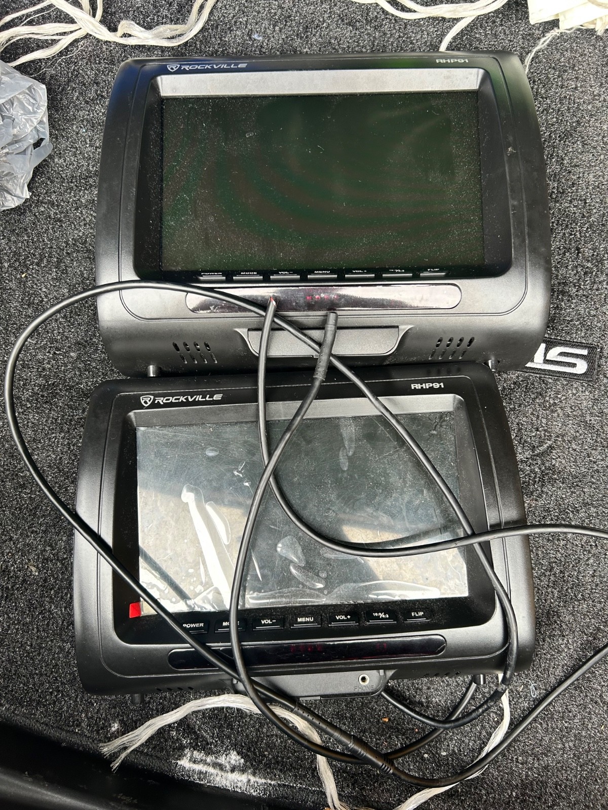 Rockville RHP7 Car Headrest Movie TV Screen Replacement Nice Rockville RHP7 Car Headrest Movie TV Screen Replacement Nice