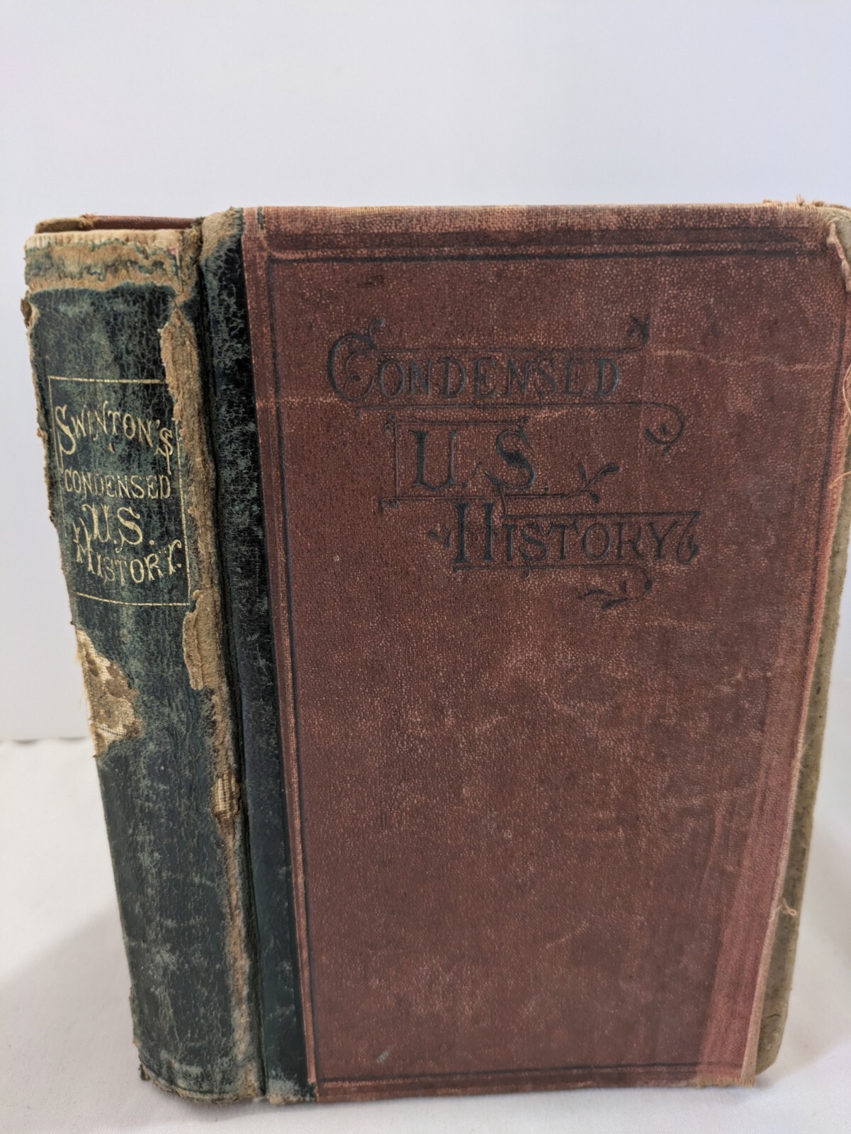 1879 Antique Swinton\'s Condensed School History Of The UNITED STATES 325pgs 1879 Antique Swinton\'s Condensed School History Of The UNITED STATES 325pgs
