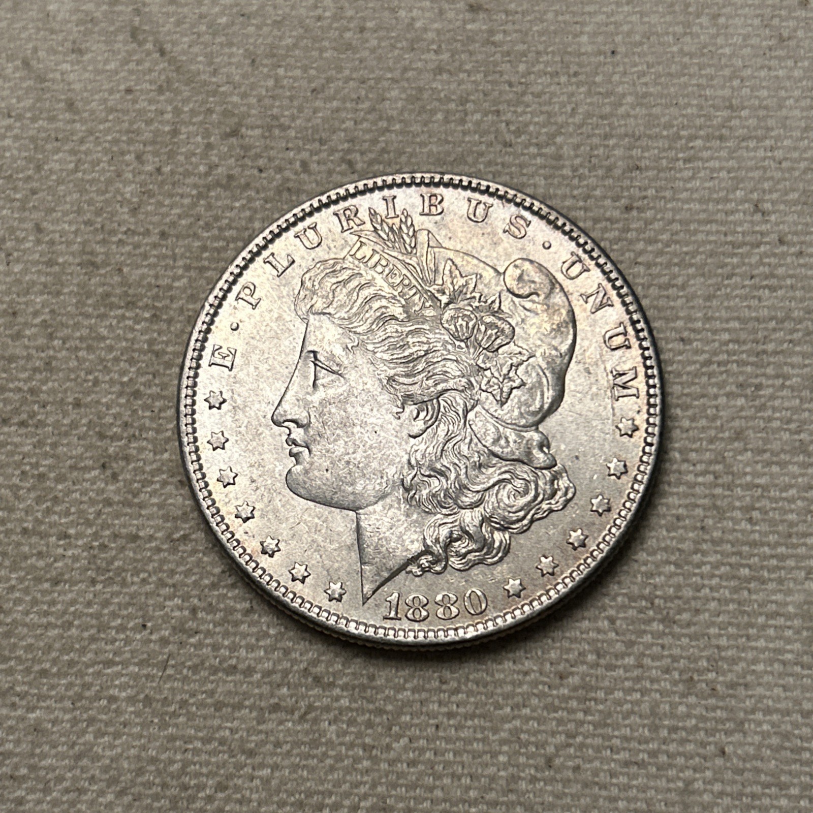 1880 O Morgan Dollar - AU - #JM300 1880 O Morgan Dollar - AU - #JM300