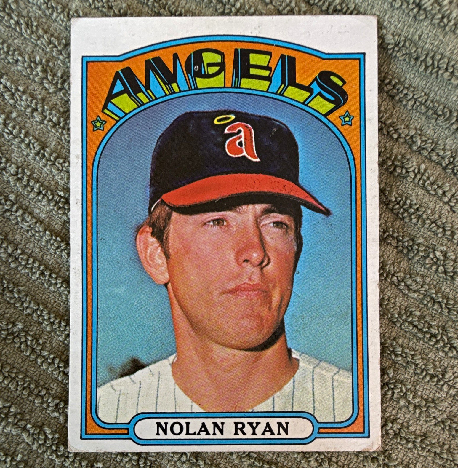 Topps 1972 Topps Nolan Ryan #595 California Angels MLB Baseball Base Set Topps 1972 Topps Nolan Ryan #595 California Angels MLB Baseball Base Set