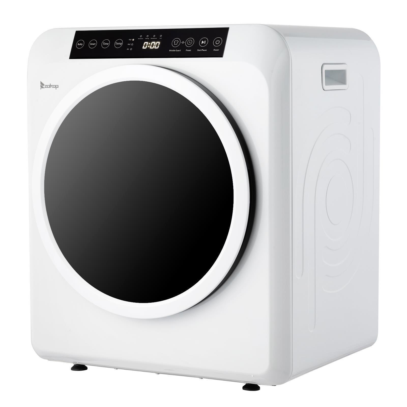 Compact Home 3.5Cu.Ft Electric Dryer Machine Stainless Steel Drum Clothing New