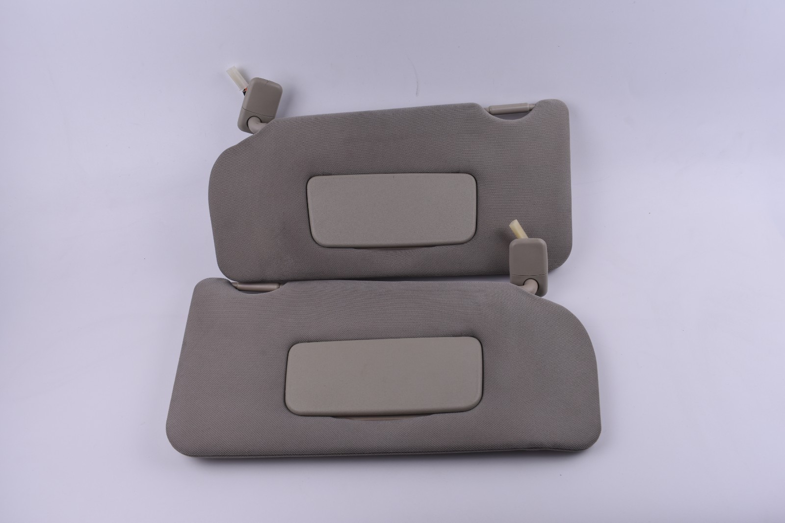 2009-2014 Nissan Maxima Driver Passenger Sun Visor Pair Set Lighted OEM Tan