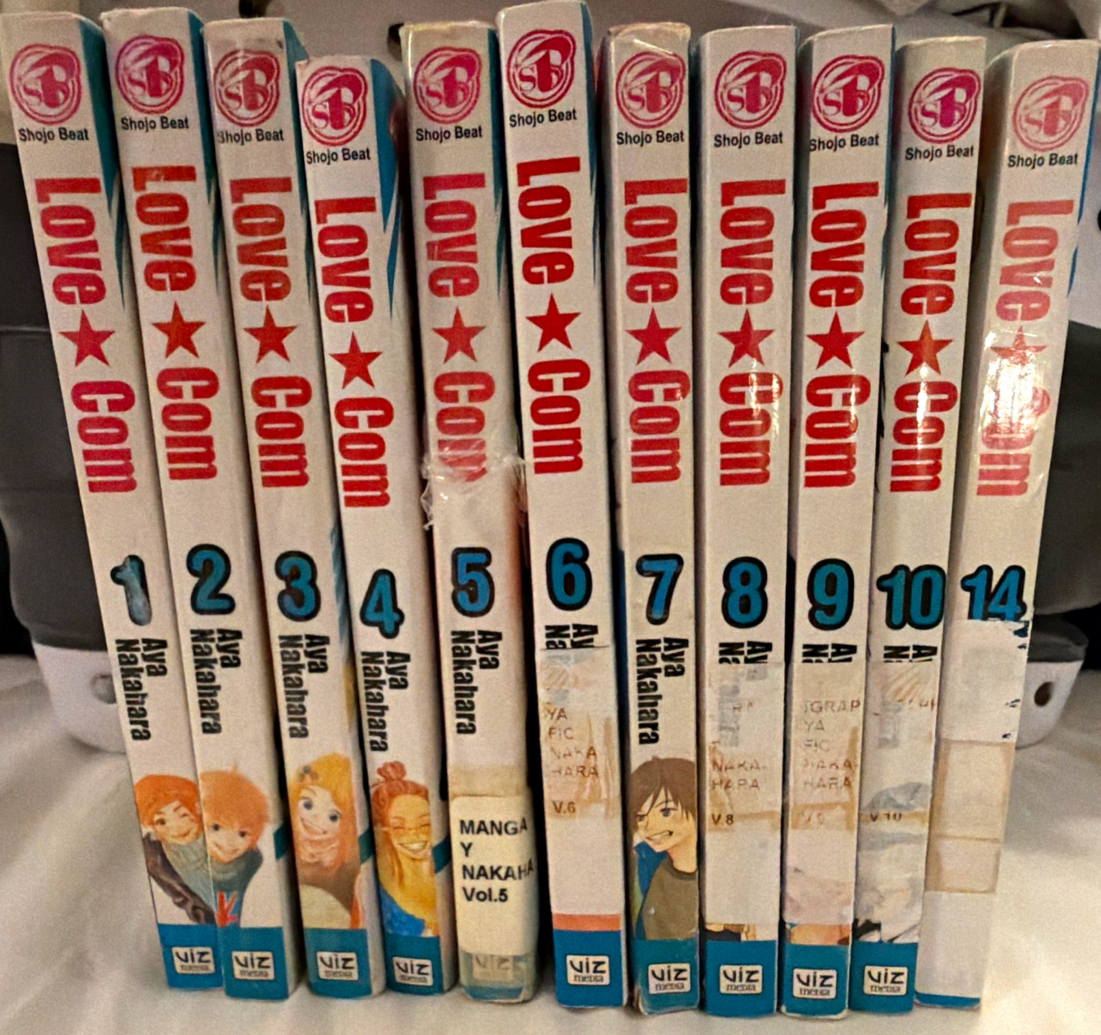 Love Com English Manga Lot Vol 1-10 & 14 Set Aya Nakahara Shojo Love Com English Manga Lot Vol 1-10 & 14 Set Aya Nakahara Shojo