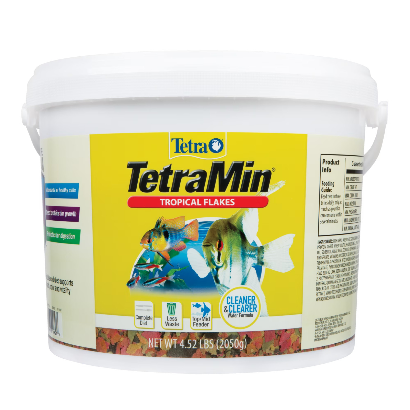 Tetra TetraMin Tropical Flakes, Nutritionally Balanced Fish Food, 4.52 lbs. Tetra TetraMin Tropical Flakes, Nutritionally Balanced Fish Food, 4.52 lbs.