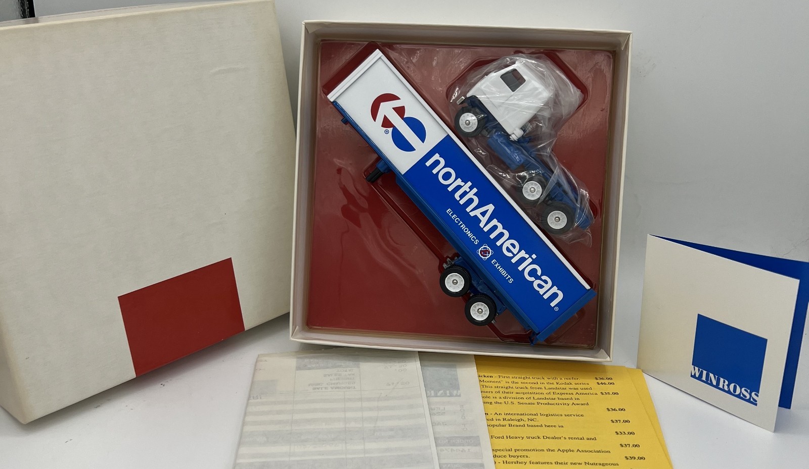 North American Van Lines Winross 1:64 Diecast Trailer Truck USA Made Collectible
