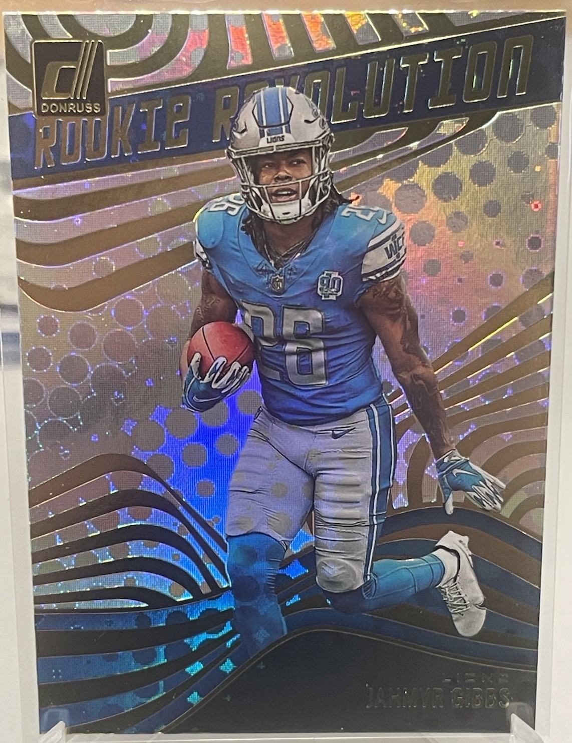 Panini 2023 Donruss Rookie Revolution Jahmyr Gibbs Lions Football RR-9 Panini 2023 Donruss Rookie Revolution Jahmyr Gibbs Lions Football RR-9