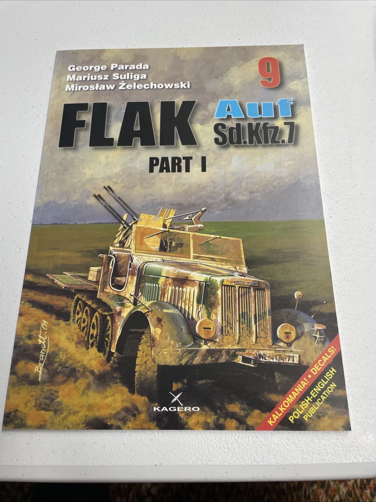 FLAK Auf Sd.Kfz.7 Part 1 Number 9 Photosniper Series Kagero SC Modeling WWII