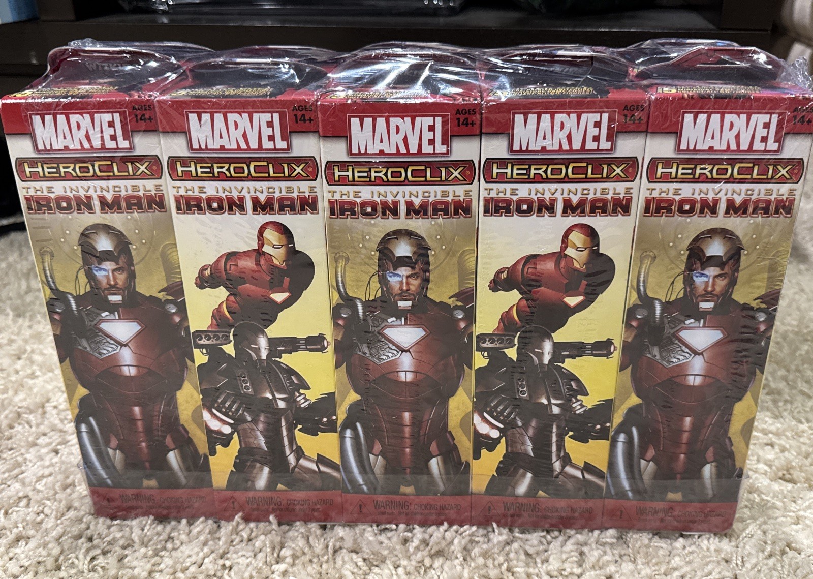 Heroclix - Invincible Iron Man - Booster Brick - SEALED Heroclix - Invincible Iron Man - Booster Brick - SEALED