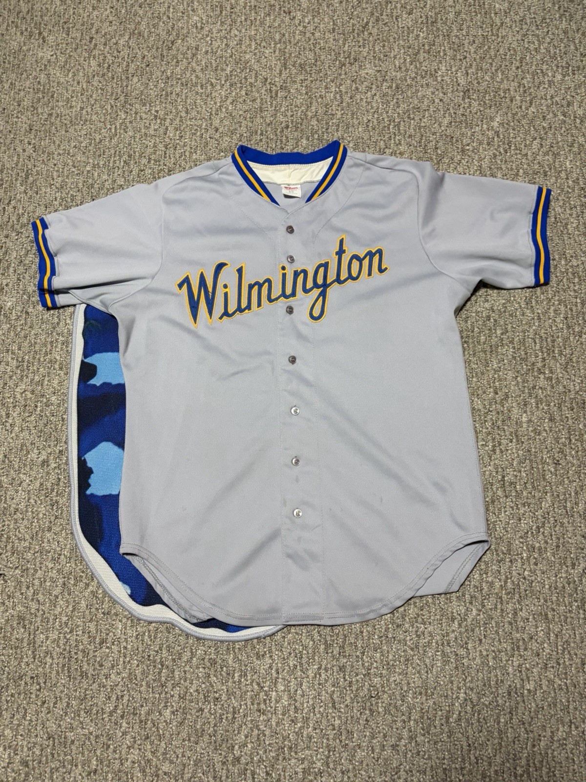Vintage Wilson Wilmington Minor League Baseball Jersey Size 48 (XL) Vintage Wilson Wilmington Minor League Baseball Jersey Size 48 (XL)