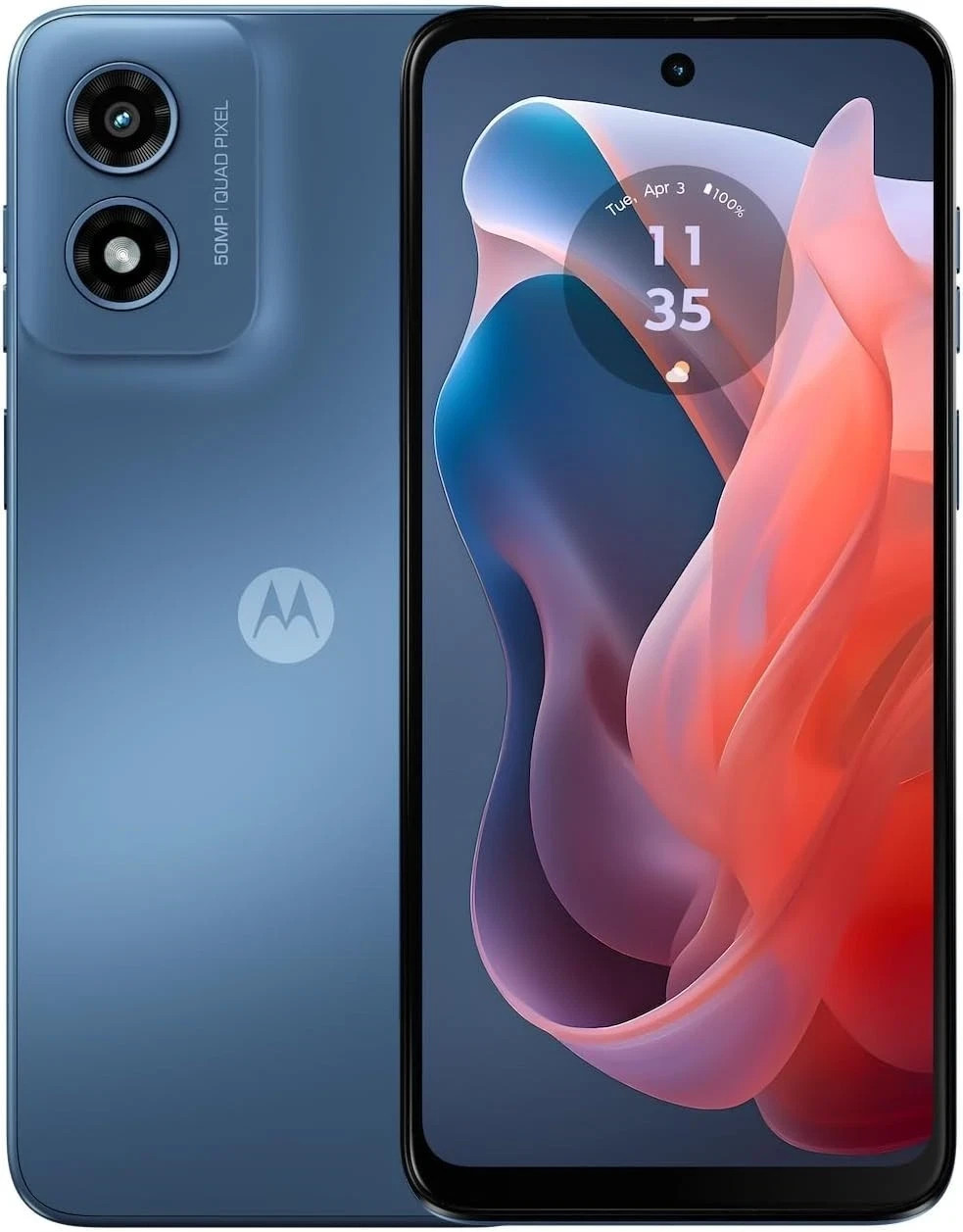 Motorola Moto G Play 2024 64GB Blue XT2413 Unlocked Smartphone