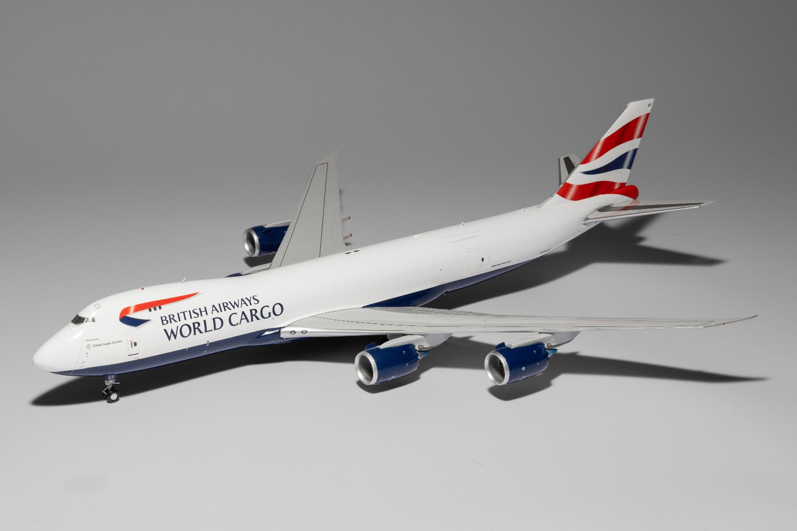JC Wings 1:200 BRITISH AIRWAYS WORLD CARGO 747-8F - G-GSSF - FLAWLESS/VERY RARE