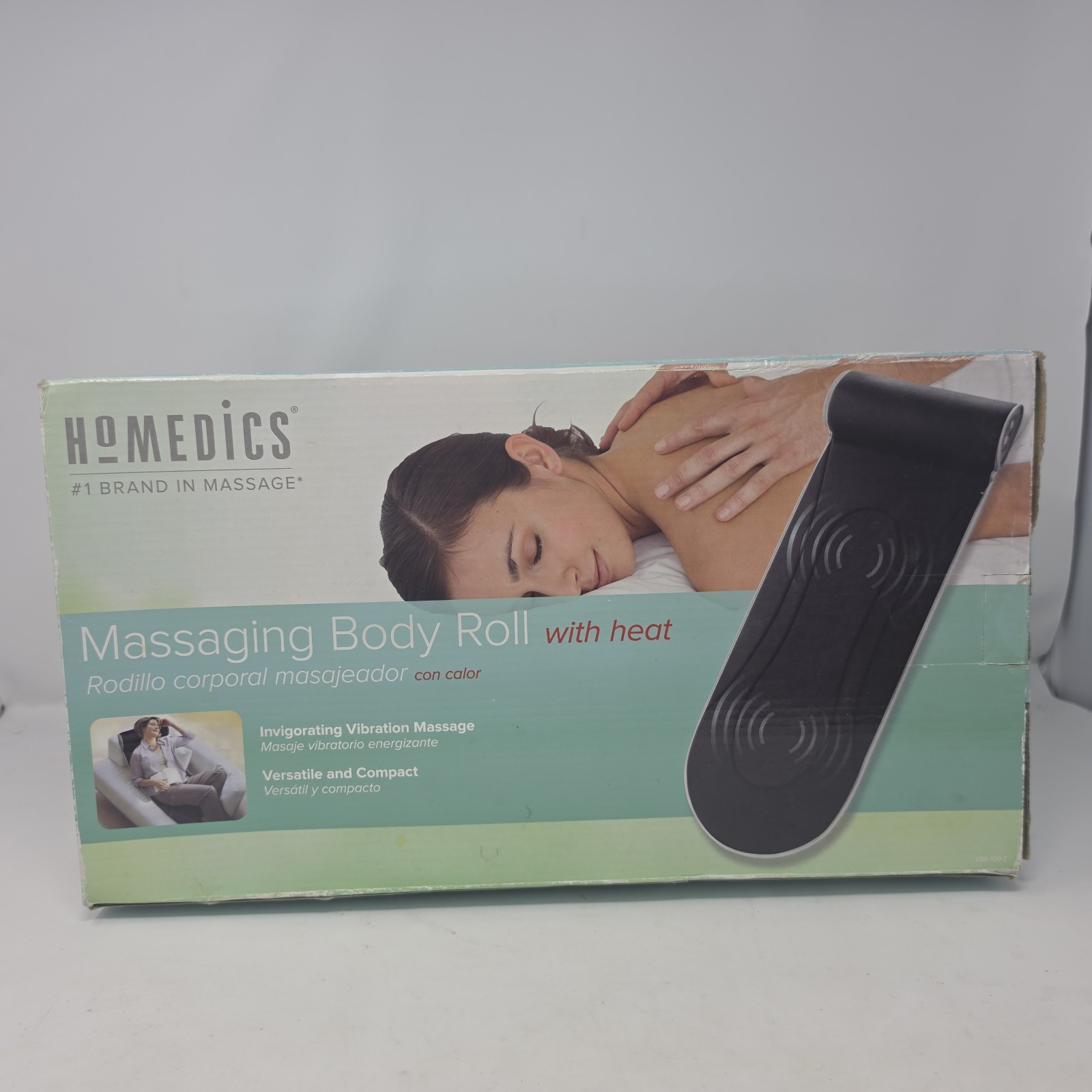HoMedics Massaging Body Roll With Heat Massage Mat Variable Vibration HoMedics Massaging Body Roll With Heat Massage Mat Variable Vibration