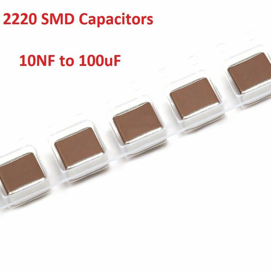 6.3V 10V 16V TO 3KV 2220 SMD/SMT Capacitors Range ( 10NF to 100uF ) Ceramic MLCC