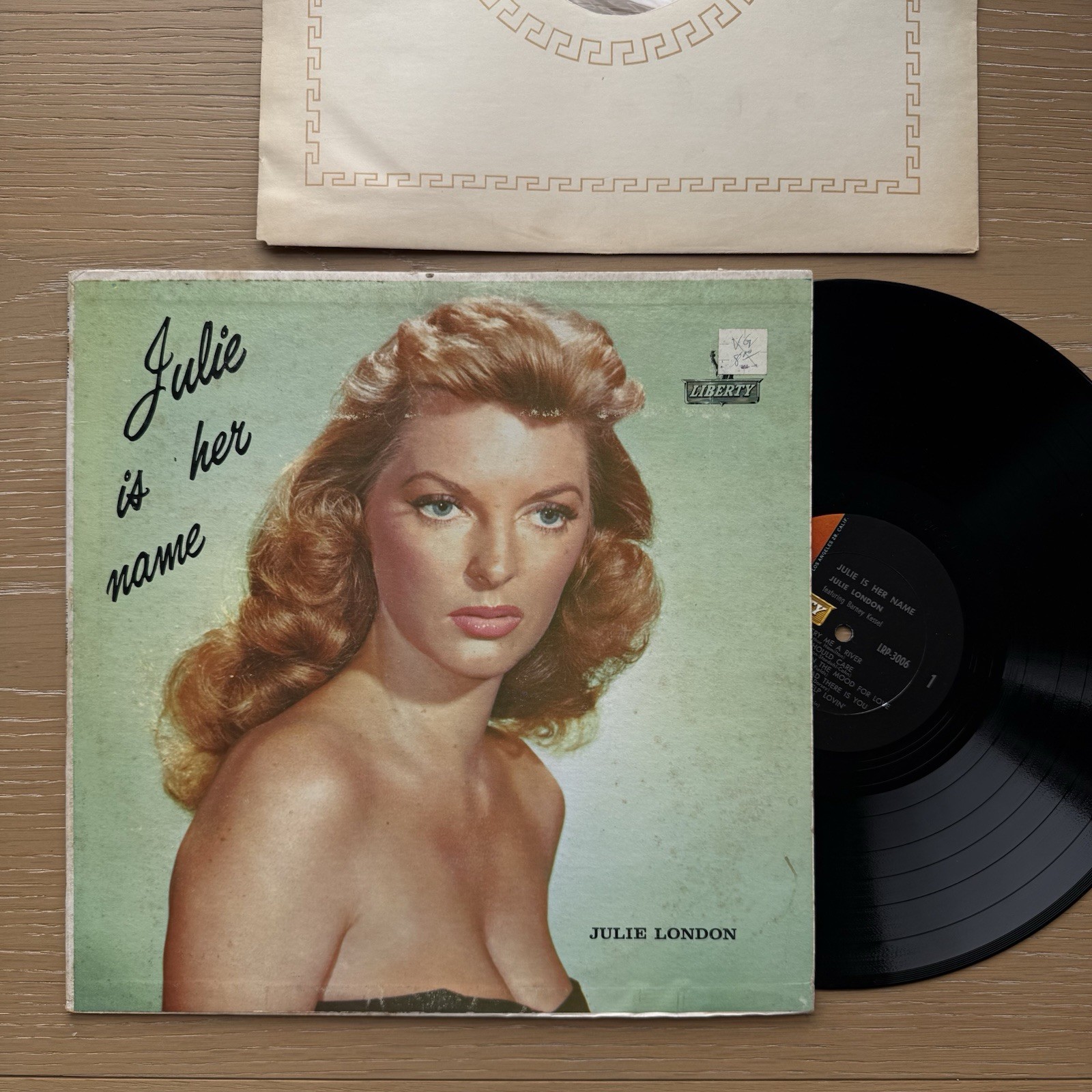 1956 Julie London Julie Is Her Name LP US Press Complete W/ Original Sleeve 1956 Julie London Julie Is Her Name LP US Press Complete W/ Original Sleeve